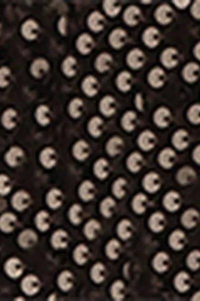 Brown Velvet And Sequin Palazzo Pants, 5501_124F, large image number 4