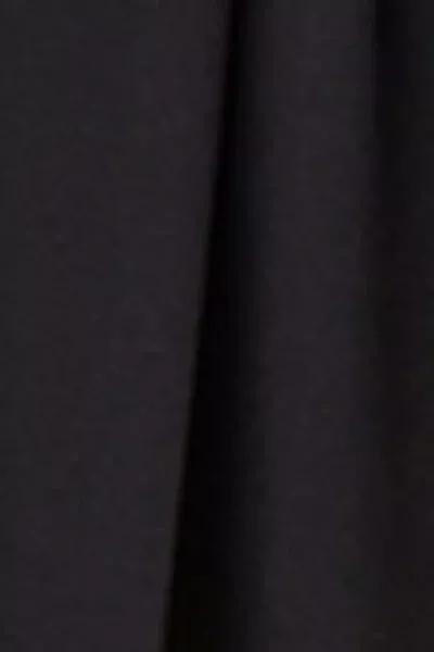 Black Pleated Wide Leg Pants, Black, large image number 4