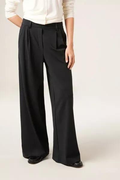 Black Comfy Flex Pants, Black, medium