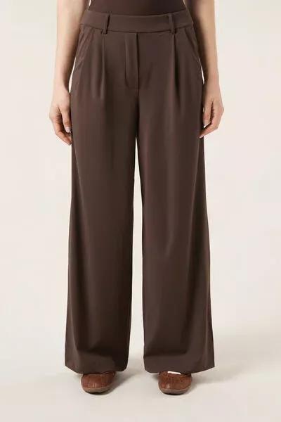 Brown Comfy Flex Pants, 5501_144F, medium