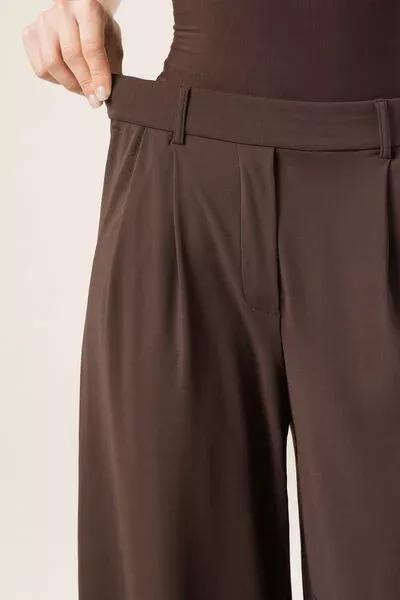Brown Comfy Flex Pants, 5501_144F, large image number 4