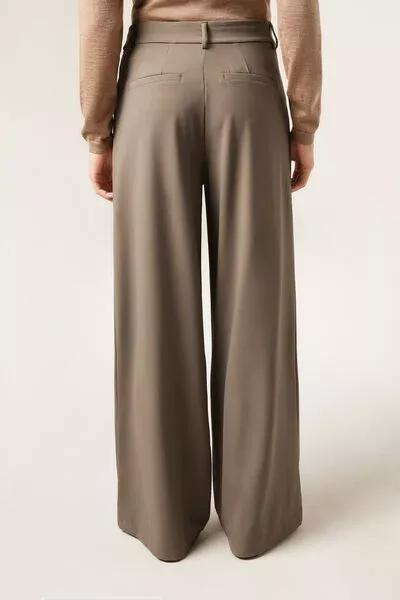 Beige Comfy Flex Pants, 5501_145F, large image number 2