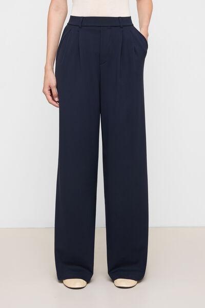 Navy Comfy Flex First Class Pants, 5501_205F, medium