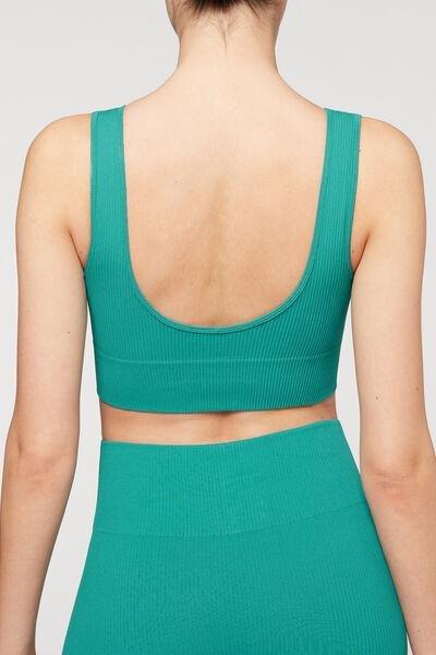 Seamless Ribbed Sport Top - Fitness Top - Calzedonia