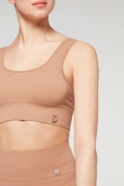 Ribbed Seamless Sport Top - Calzedonia