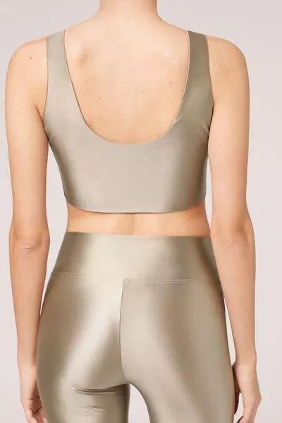 Beige Super Shine Top, 5501_865C, large image number 2