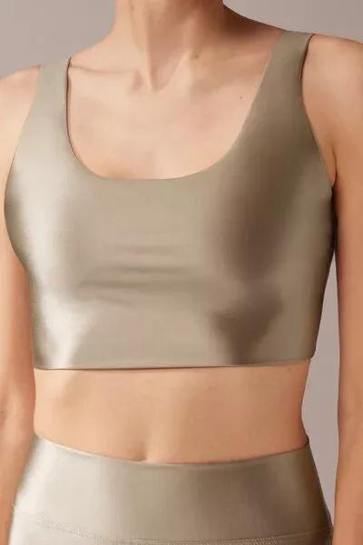 Beige Super Shine Top, 5501_865C, large image number 3