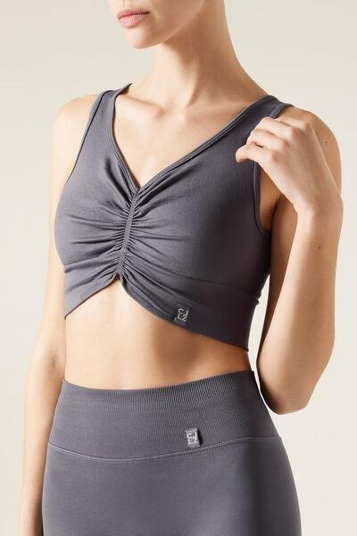 Grey Scrunch Top, 5501_059F, large image number 3