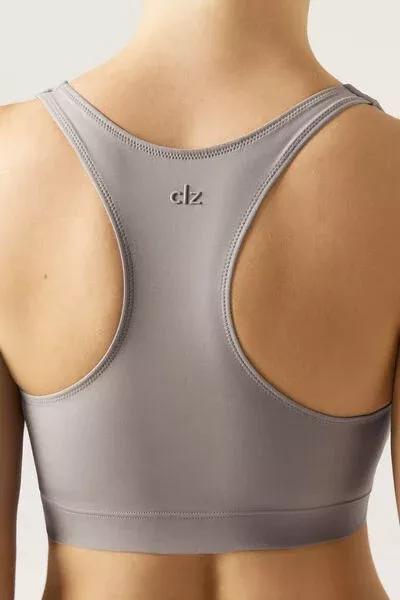 Grey Compact Sculpt Stretch Cotton Top, 5501_114F, large image number 3