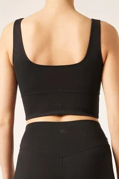 Black First Class Soft Touch Top, Black, medium