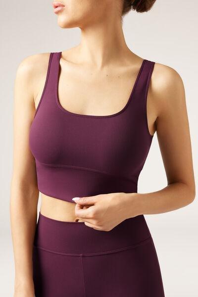 BURGUNDY RED First Class Soft Touch Top, 5501_106F, medium