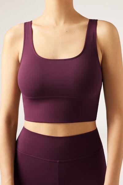 Burgundy First Class Soft Touch Top, , large image number 1
