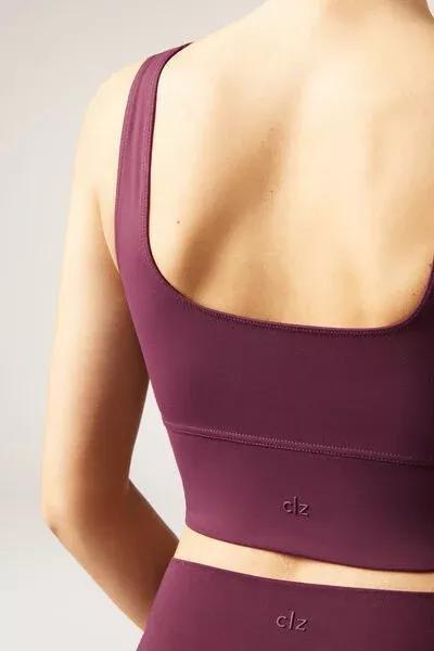 BURGUNDY RED First Class Soft Touch Top, 5501_106F, large image number 3