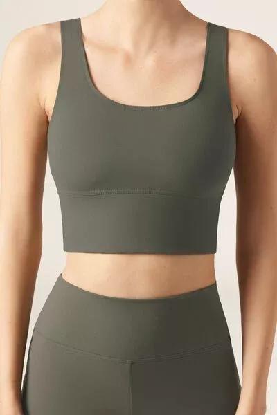 Green First Class Soft Touch Top, 5501_163F, large image number 0