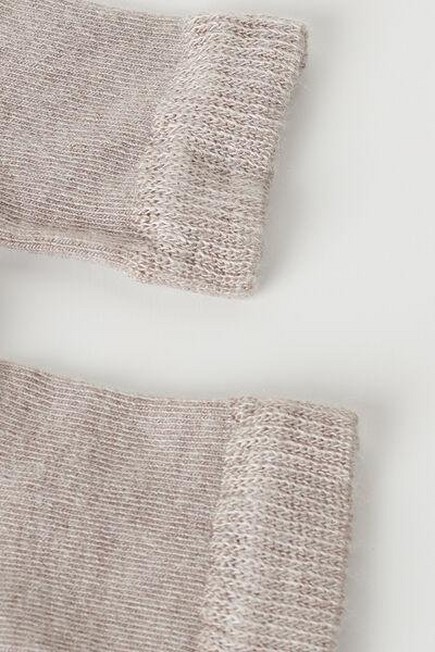 Calzedonia - NATURAL SAND BLEND Newborn Short Socks with Cashmere