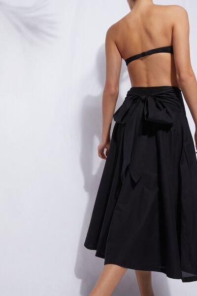 Black Bandeau Skirt, Women - One-Size, , large image number 0