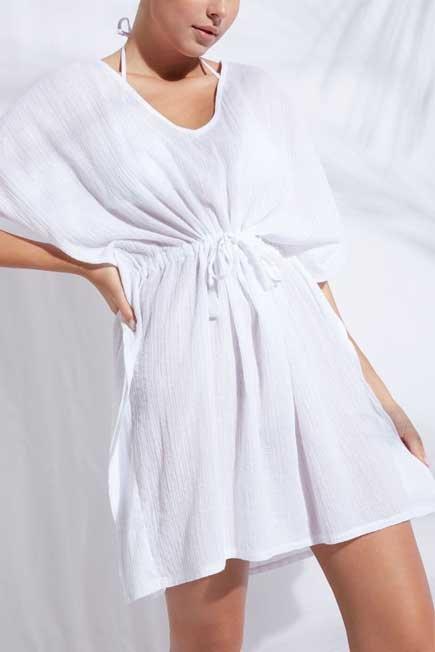 White Lama Kaftan, Women - One-Size, , large image number 2