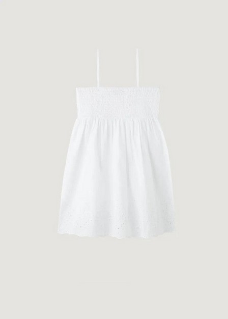 Calzedonia - White Broderie Anglaise Dress, Kids Girls
