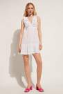 Calzedonia - White Ruffle Passementerie Short Dress
