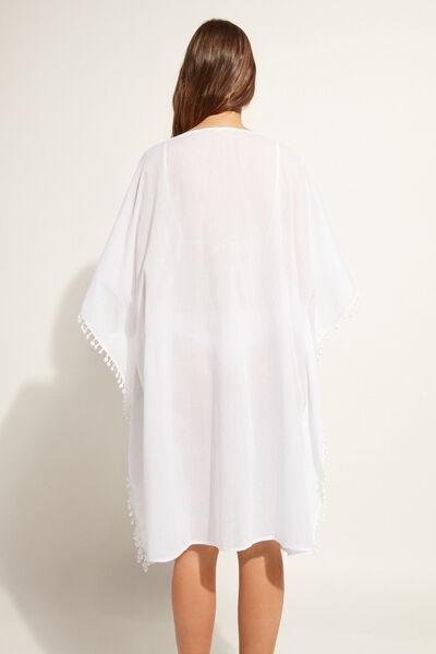 White Embroidered Kaftan, , large image number 2