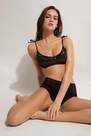 Calzedonia - BLACK SEQUIN Cannes Crop Bikini Top