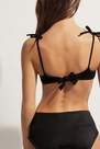 Calzedonia - BLACK SEQUIN Cannes Crop Bikini Top