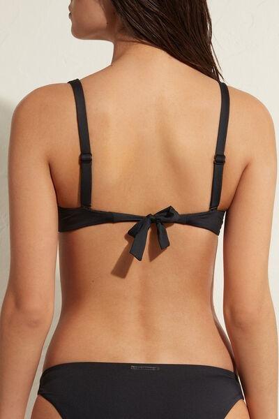 Black Brassiere Bikini Top, , large image number 2