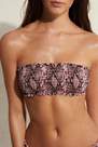 Calzedonia - Pink Python Bandeau Bikini Top Sidney