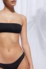 Calzedonia - Black Lightly Padded Bandeau Indonesia Bikini Top, Women