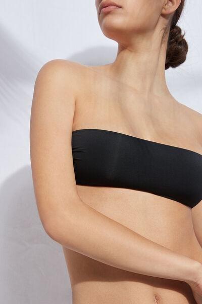 توب بيكيني باندو مبطن أسود, , large image number 0