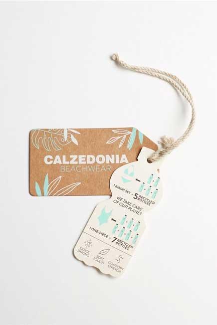 Calzedonia - Black Padded Bandeau Bikini Top Eco