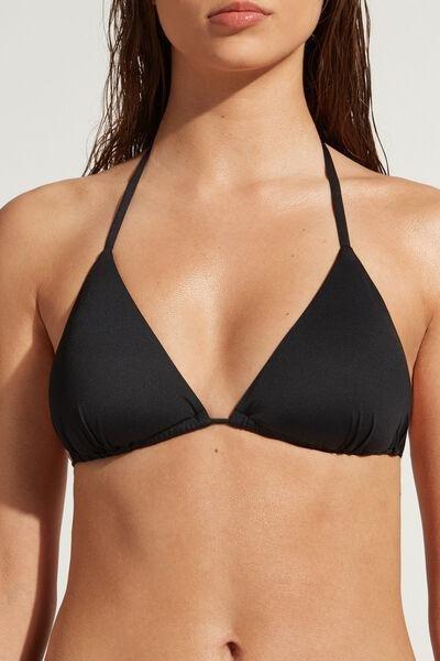 Black Slide Triangle Indonesia Bikini Top, , large image number 1