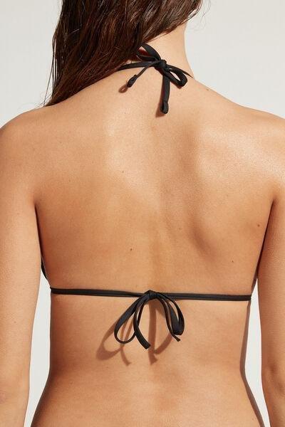 Black Slide Triangle Indonesia Bikini Top, , large image number 2