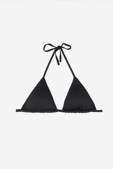 Calzedonia - Black Slide Triangle Indonesia Bikini Top