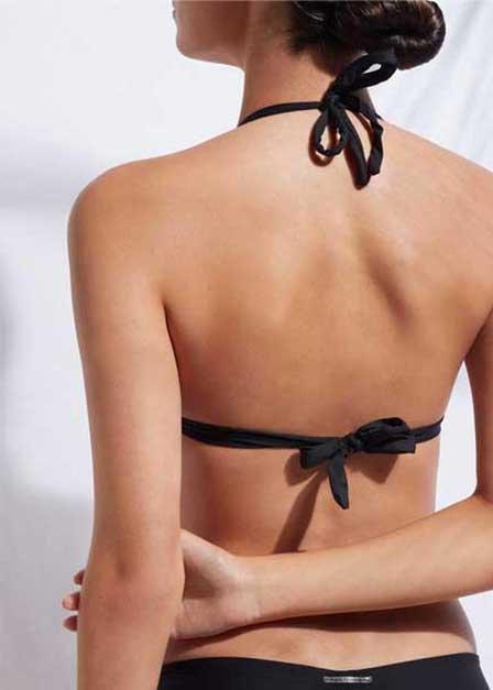 Black Padded Triangle Indonesia Bikini Top, Women, , large image number 4