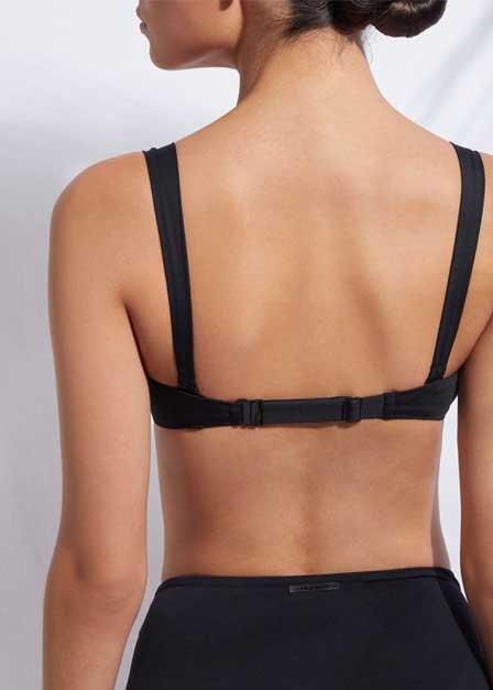 Black Lightly Padded Push-Up Indonesia Bikini Top, Women, , large image number 4