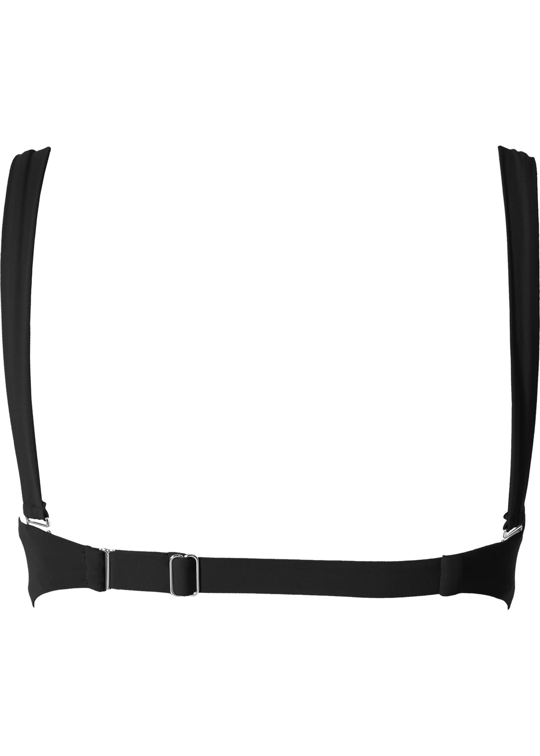 Black Lightly Padded Push-Up Bandeau Indonesia Bikini Top, Women, , large image number 1