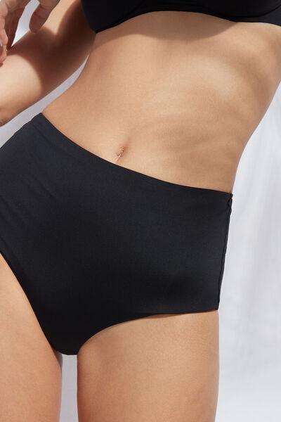 Black High-Waisted Shapewear Bikini Bottoms Eco, , large image number 0