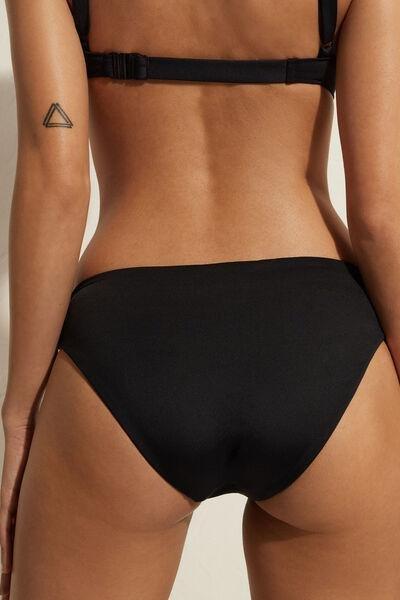 Black High-Waisted Bikini Bottoms Eco, , large image number 2