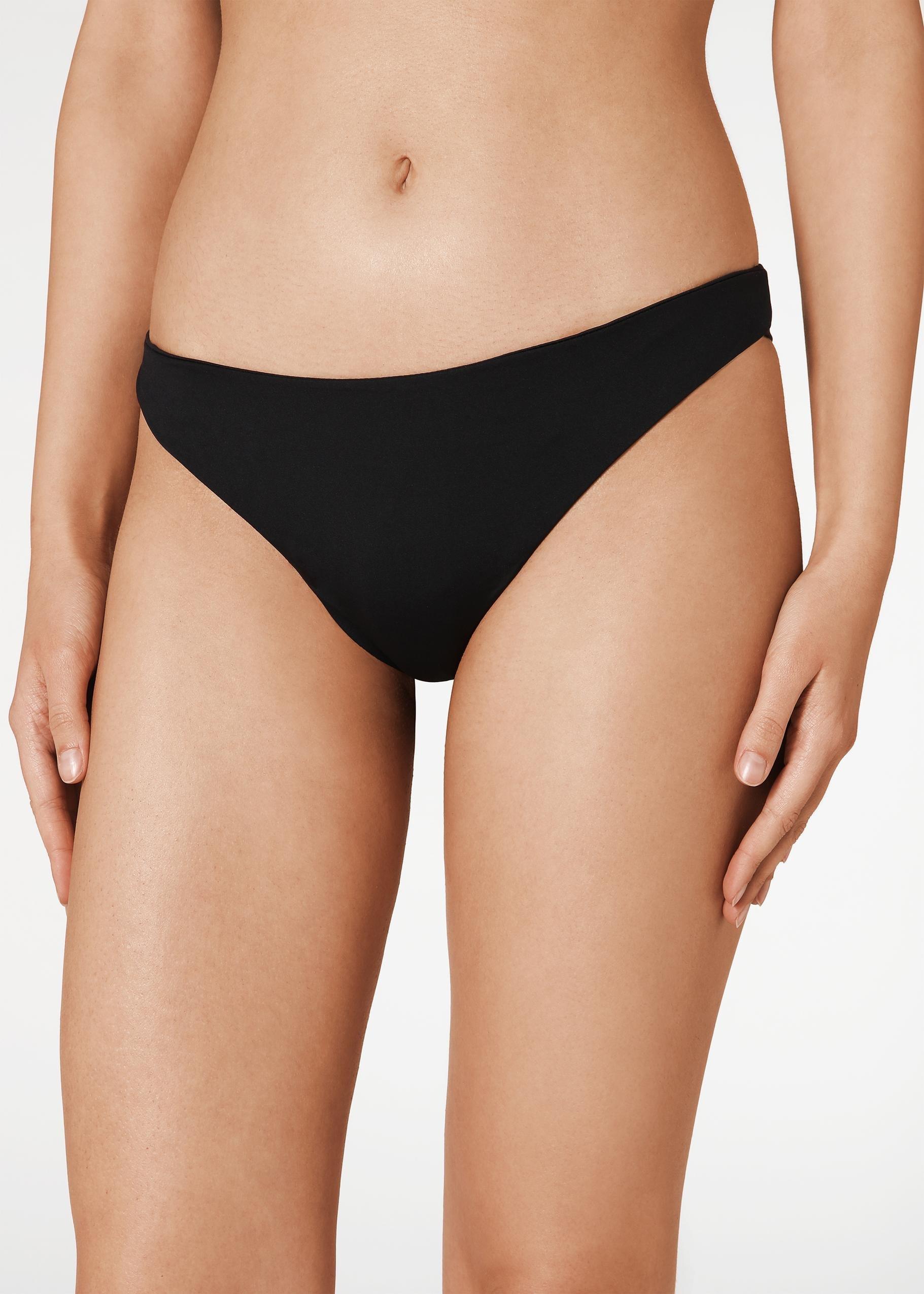 Black Indonesia Brazilian Bikini Bottoms, , large image number 2