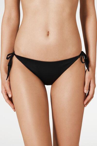 Black Indonesia Tie Bikini Bottoms, , large image number 3