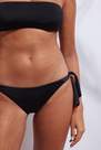 Black Indonesia Tie Bikini Bottoms, Women