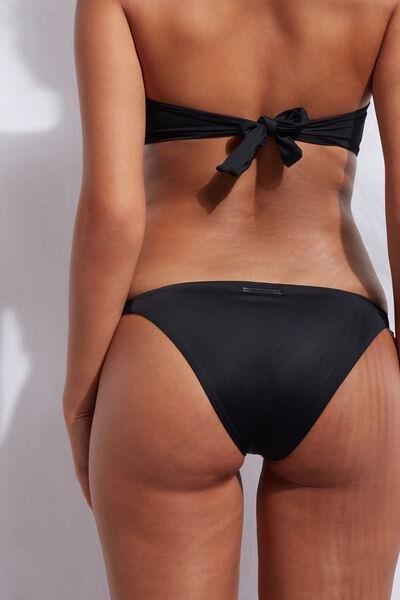 Black Indonesia Tie Bikini Bottoms, , large image number 2