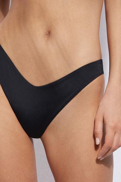 Black High-Leg Bikini Bottoms Eco, , large image number 1
