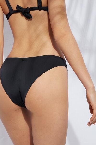 Black High-Leg Bikini Bottoms Eco, , large image number 2