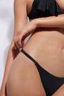 Calzedonia - Black Thong Bikini Bottoms Indonesia Eco, Women