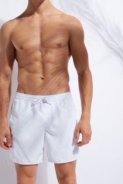WHITE Men�s Boxer Swim Shorts Formentera, , large image number 1