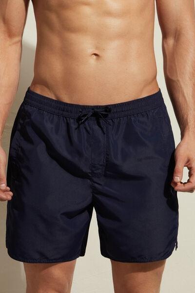 Blue Boxer Swim Shorts, , large image number 1