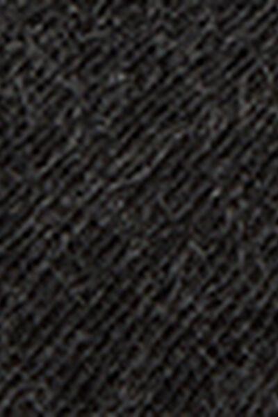 Grey Short Cashmere Socks, Grey Blend, medium