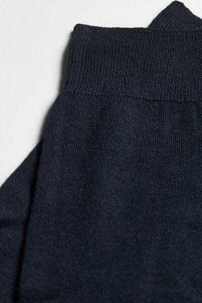 جوارب زرقاء قصيرة مع الكشمير ، رجالي, Blue, large image number 2